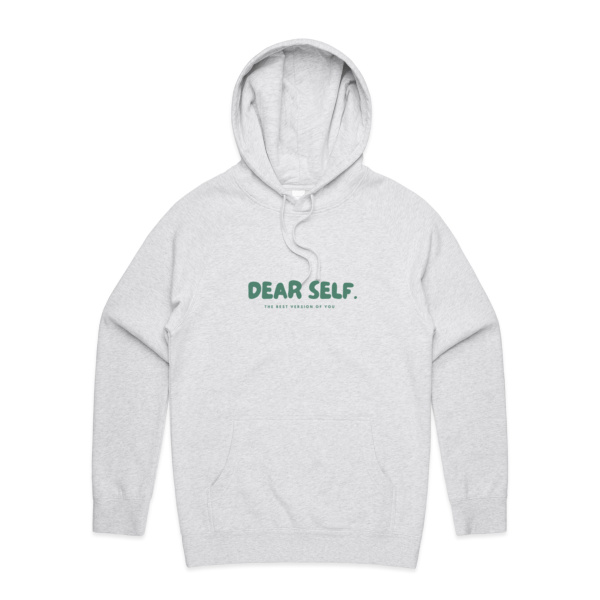 Dear Self Series Hoodie - White Marl Thumbnail